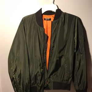 Green Bomber Jacket